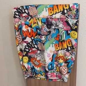 Spandex Colorful Fun Skirt Torrid